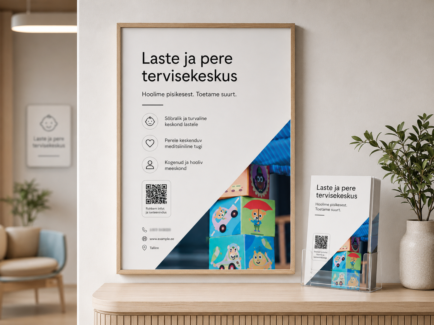 Poster and flyer mockup example