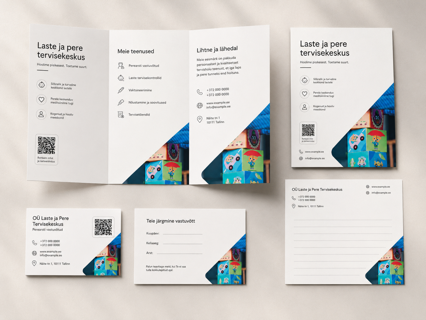 Print materials mockup example